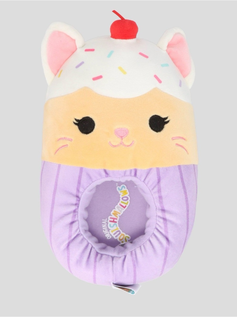 NWT! Squishmallows Cat Cupcake Kids Slippers - Size 4/5